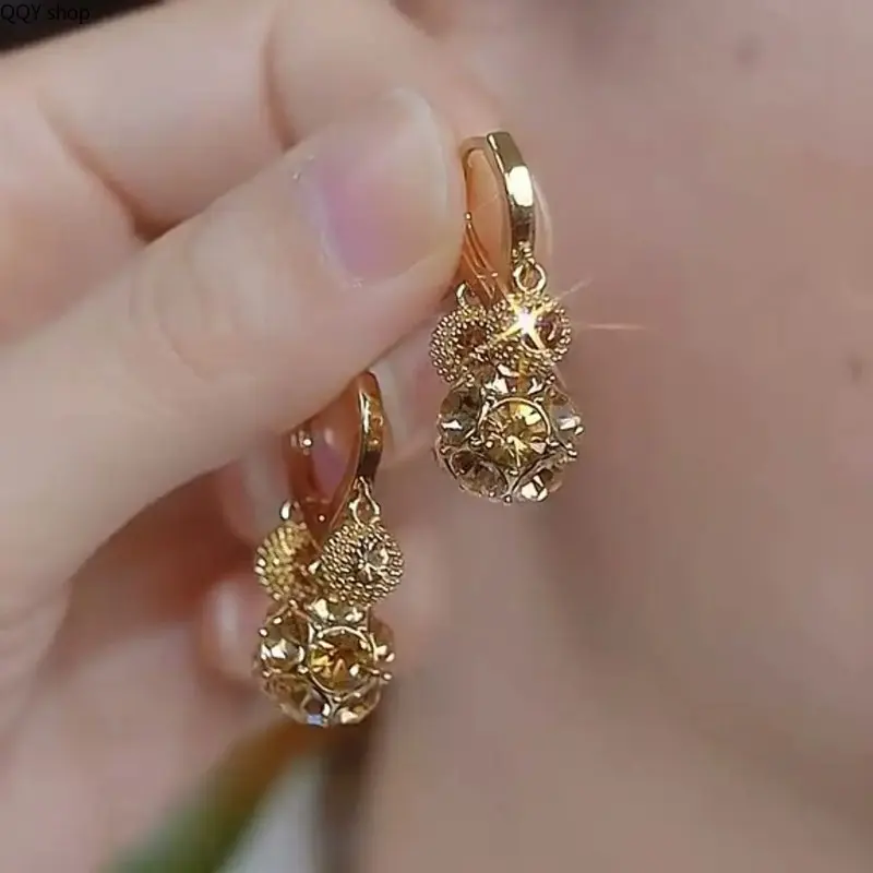 14K Gold Plated Durian Hoop Earrings, Unique Fruit Inspired Statement Jewelry, Sparkling Rhinestone Inlaid Hoop Earrings, Trendy Cute Ear Accessories, Exquisite Fashion Gift for Women and Girls