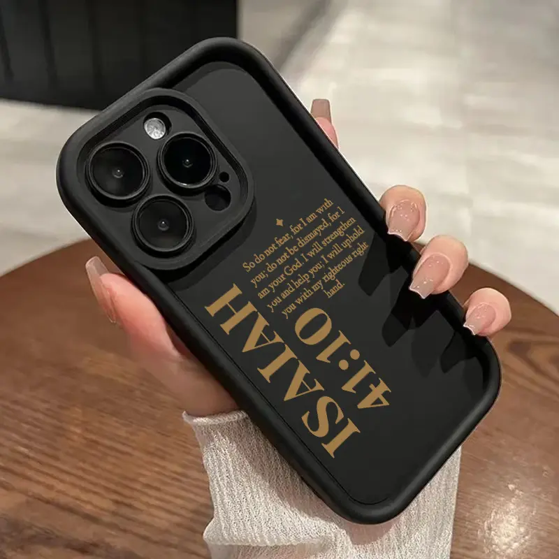 Case for iPhone 17 Air iPhone 16 Pro Max 15 Plus 16E 14 13 12 11 mini XS XR Minimalist Typography Advanced fashion gift Drop Protection Shockproof Soft Silicone smartphone Cover
