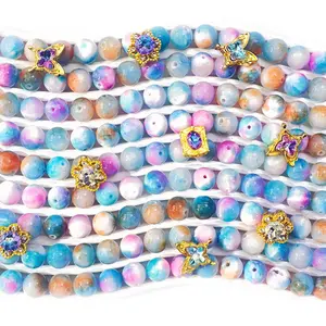 L1272]Crystal Iris Nebula DIY Beads DIY Charms Set LL