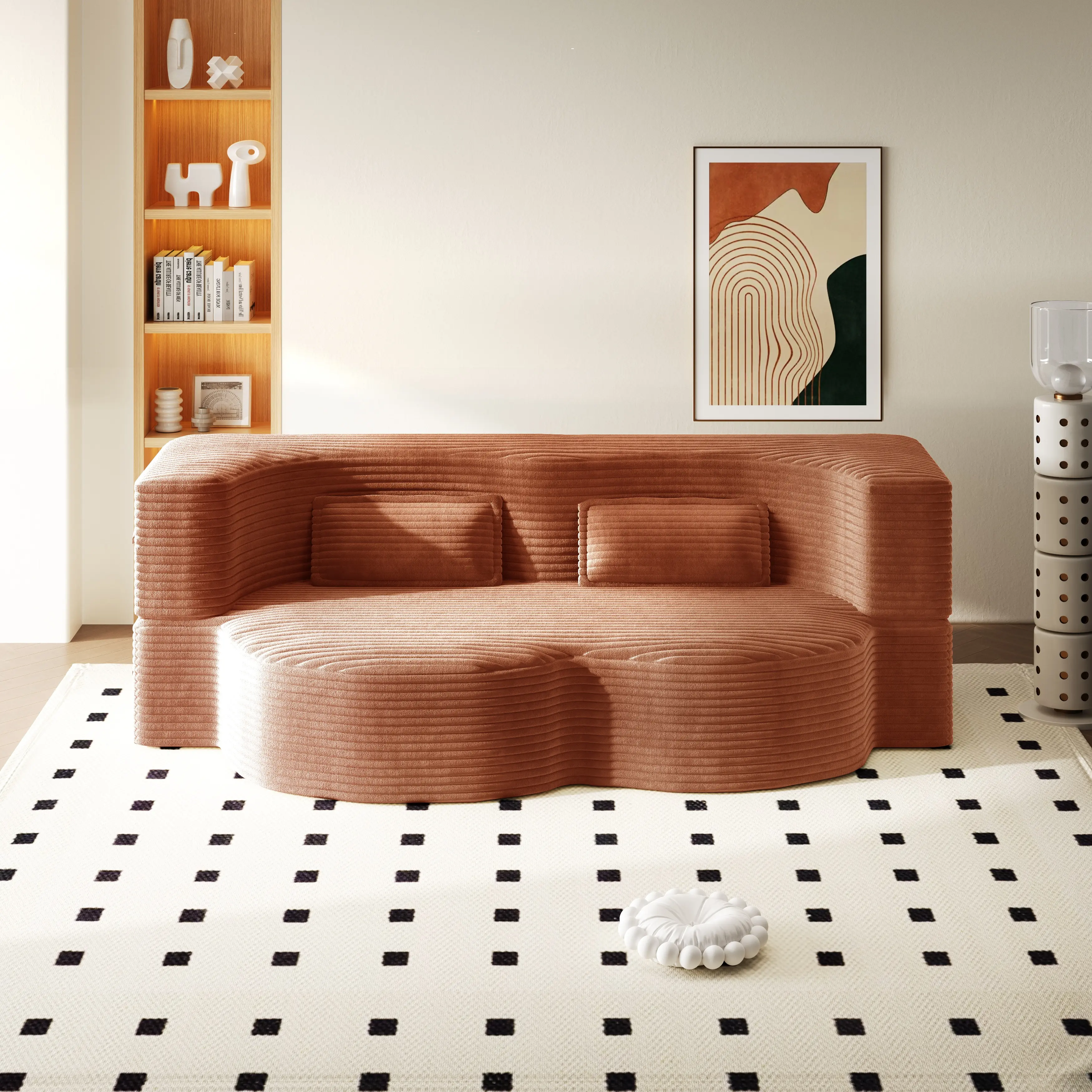 Orange & Twin Size