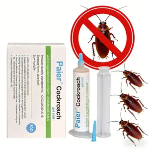 30g Insect Repellent Gel - Trusted Indoor Cockroach Exterminator! Comes with 1 plunger & 2 tips for easy - application. Fast - acting & long - term control against German & American roaches. Safe for kids & pets, effective for indoor & outdoor use.