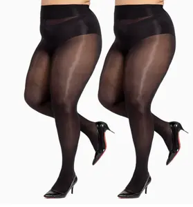 Plus Size 300LBS Shiny Oil Pantyhose, Anti-Snag Sheer Tights, 5XL Colorful Nylon Stockings for Curvy Women Fabric Womenswear Breathable Elegance Everyday Flowy Glossy Horse Summer Style