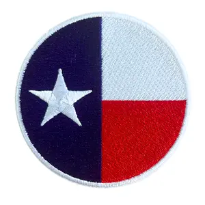 Lone Star Patch – Texas Flag Embroidered
