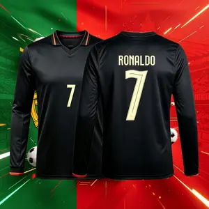 2026 Portugal Home Away 7# Cristiano Ronaldo Short And Long Sleeve Soccer Jersey Fans Version Breathable