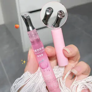 Peach-Scented Baby Pink Sweet Nourishing Aroma Essence Lip Oil | Hydrating Lip Oils & Moisturizing Lip Care | Improves Dryness, Reduces Lip Lines | Gives a Glossy, Luminous, Glowing Lips Finish | Moisturizer