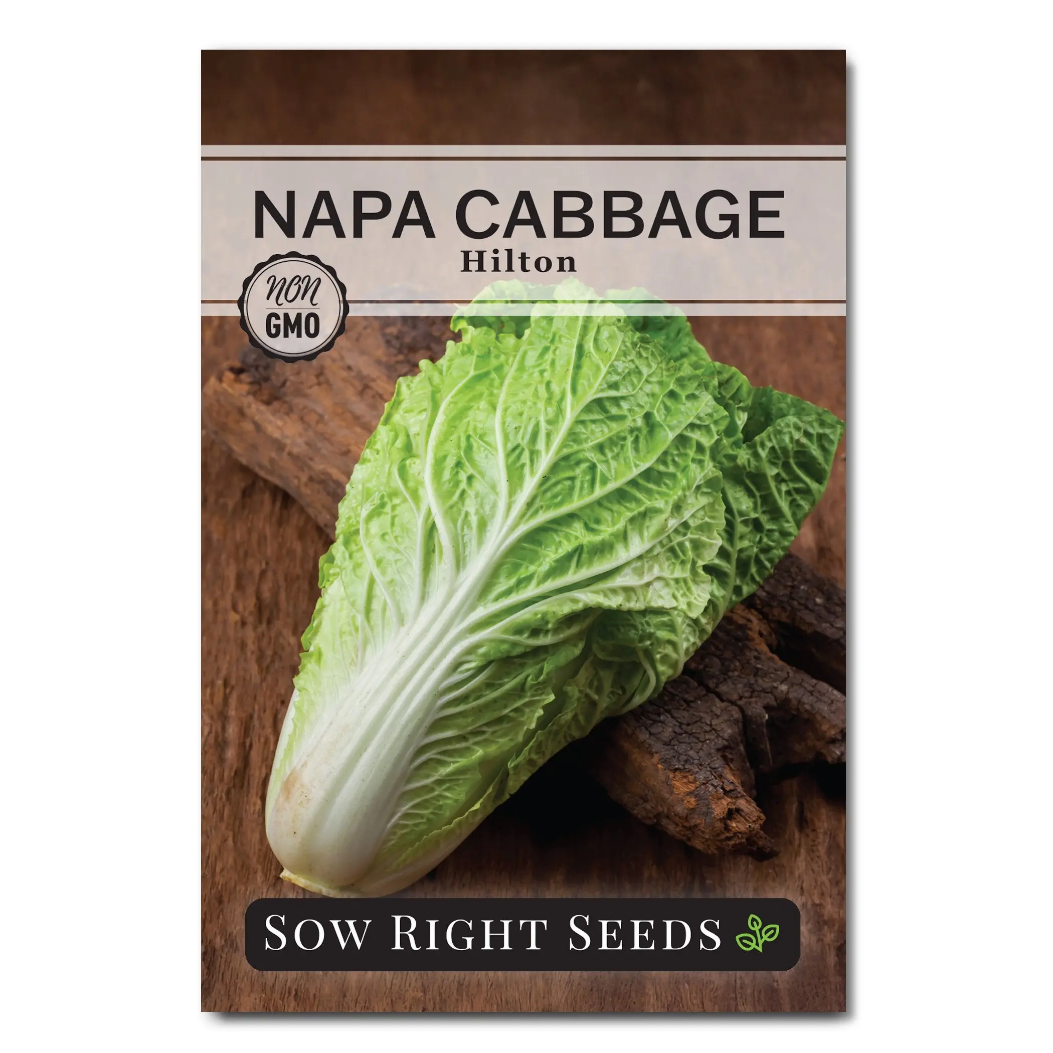 Hilton Heirloom Napa Cabbage Garden Seeds Vegetable, 750mg Heirloom Seeds with Crispy Greens for Coleslaw Crunch & Diverse Culinary Creations