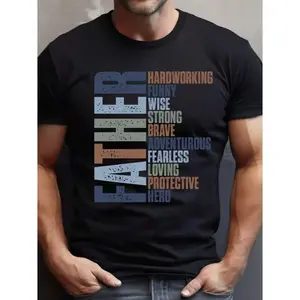 Dad T-Shirt, Gift for Father'S Day, Best Dad Ever Tee, Father Life Shirt, Vintage Dad T-Shirt, Fatherhood Tee, Dad'S Apparel