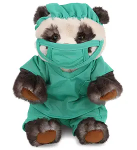 PLUSH DOCTOR - SUPER SOFT PLUSH - SQUAT PANDA 7 INCH
