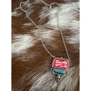 Howdy Cowboy Necklace Howdy Cowboy Necklace