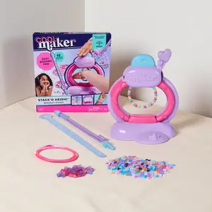 Cool Maker Bracelet Studio for Kids Ages 7+ with 1220 Beads & 10 Feature Beads for 15 Friendship Bracelets