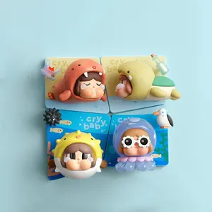 【1】POP MART CRYBABY Cry Me An Ocean Fridge Magnet Series