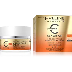 Eveline Cosmetics C-Sensation intensely Firming Cream Filling Wrinkles 50+ Comfort Moisturizers