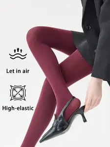 Ankara Matte Fishnet Stockings, High Elastic Slimming Tights, All-Season Striped Design, Perfect for Fall & Winter Layering
