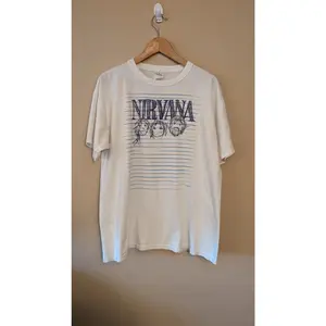 Nirvana Vtg 1997 Notebook Paper Doodle Graphic On A 2000s Anvil Shirt, Rock Band T-Shirt, Unisex Shirt, Music Shirt