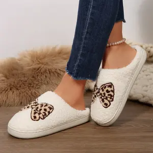 Womens Slippers Memory Foam Cute Cartoon Plush Fluffy Warm Fleece Lined Slippers Indoor Outdoor Shoes Winter Warm Mini Snow Boots