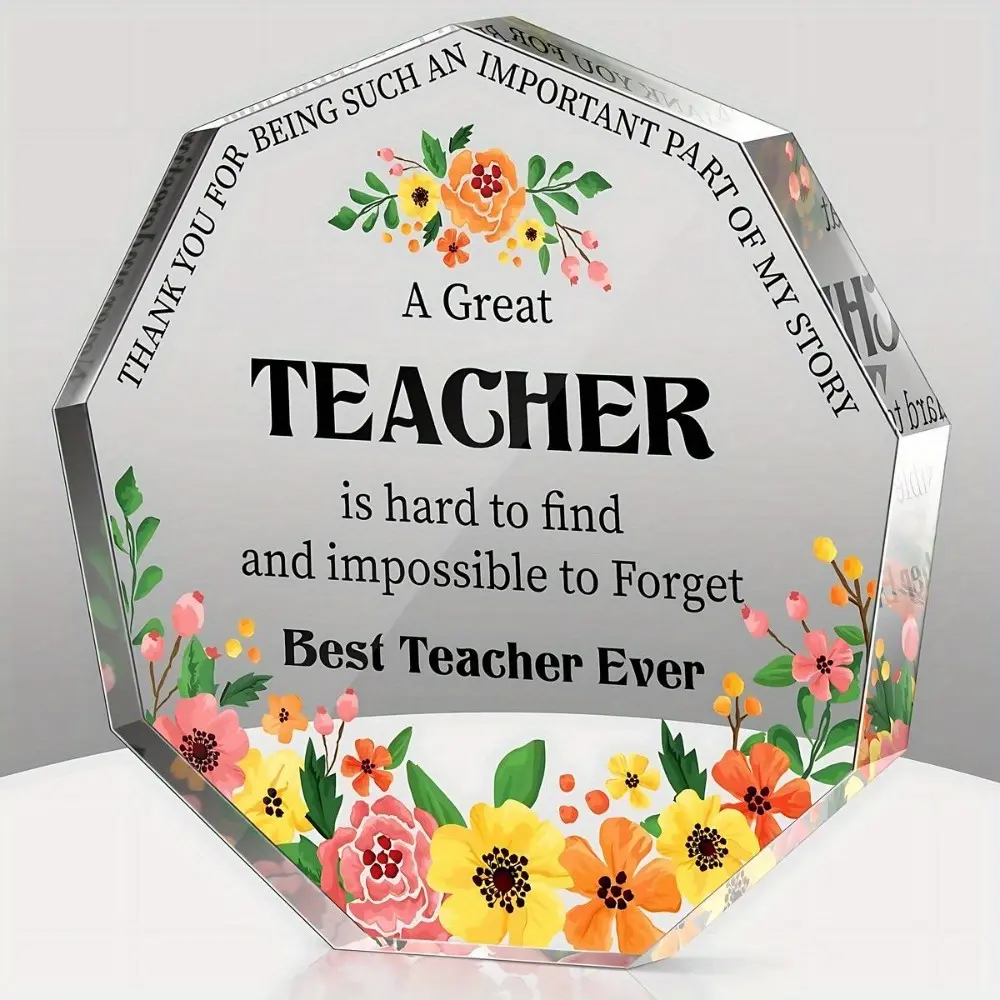 Teacher back to school Gift,  Appreciation Gifts, Teacher Gift from Student, Teacher Retirement Gifts, Teacher Office Decor Decorations Supplies