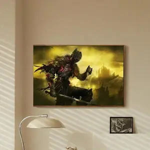 Dark Souls 3 Classic Game Canvas Poster - Vintage Art Decor For Gamers - Multiple Sizes Available