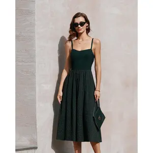 Black Sweetheart Neck Slip Midi Dress