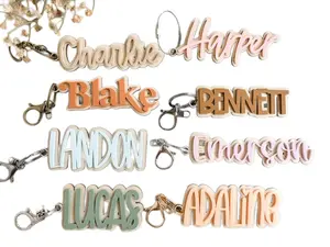 Personalized Backpack Name Tag, Backpack Keychain, Backpack Tags, Diaper Bag Tag, Luggage Tag, Personalized Name Tag, Name Keychain