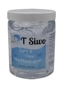 T Siwo / Clear styling Gel / Natural products/ 8 FL OZ