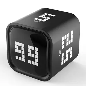 Timer for Mindful Productivity 5/25/10/60 min & Countdown Digital Cube Pomodoro Timer Productivity Timer kitchen Timer Desk Timer, Vibration & Adjustable Sound Alarm, for Task Work Cooking ADHD Kids Studying