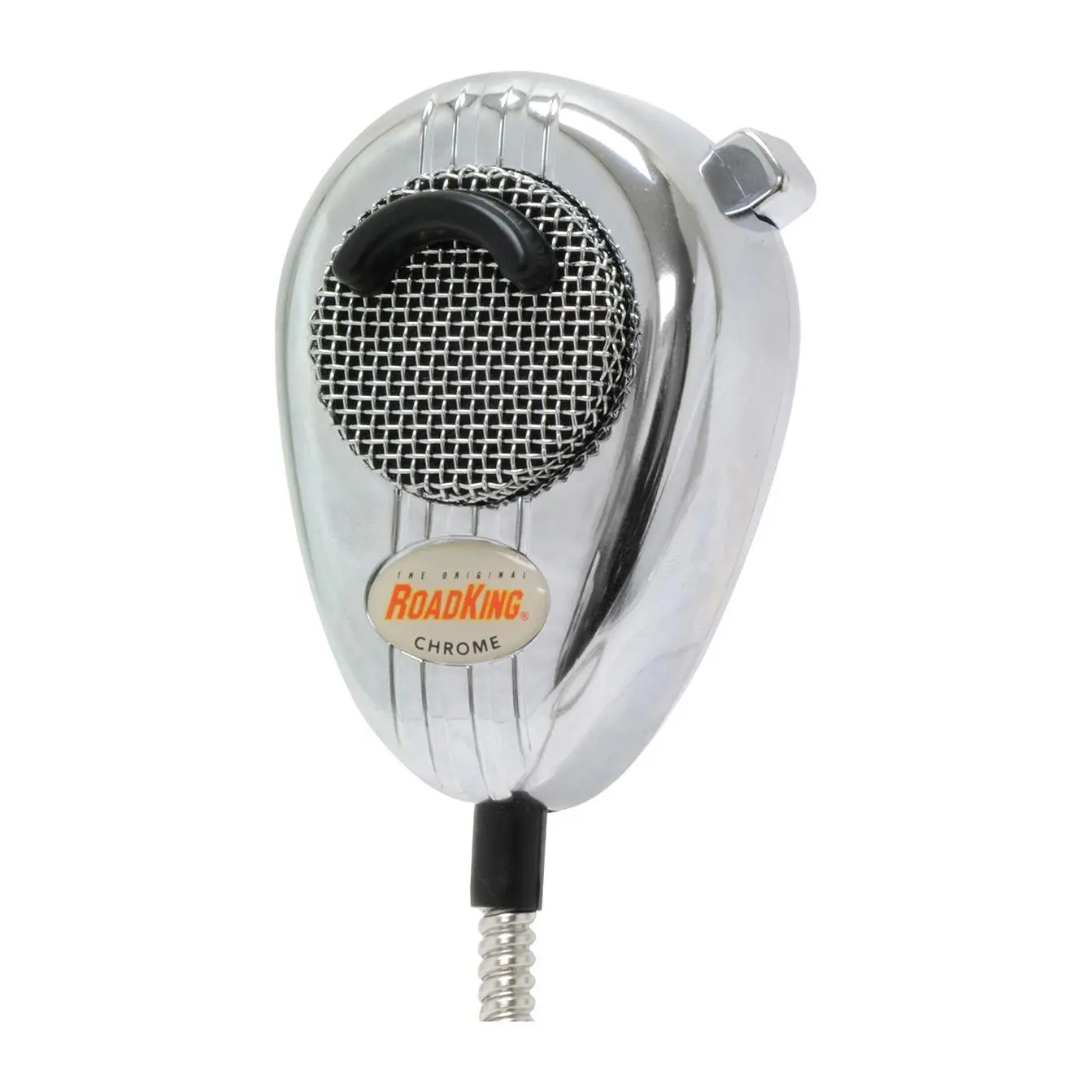 RoadKing 4-Pin Noise-Cancelling CB Chrome Mic RoadKing 4-Pin Noise-Cancelling CB Chrome Mic