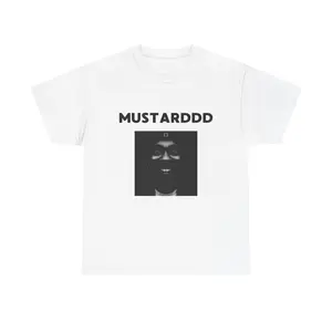 MUSTARDD T-Shirt Cotton Fabric Streetwear Graphic Tee