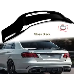 Rear Spoiler For Mercedes Benz W212 E200 E250 E350 E400 E500 E63 4Door 2008-2016 Gloss Black Rear Bumper Trunk Tail Wing RT Style