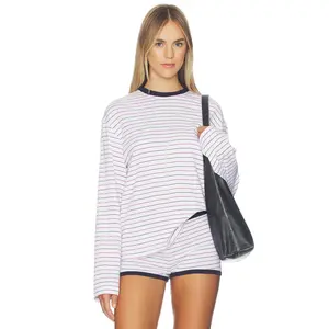 Lovers and Friends Aldea Top in Red & Navy Stripe