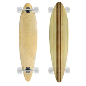 Moose Pintail 9.5" x 41" Longboard Top-Ply Bamboo Complete