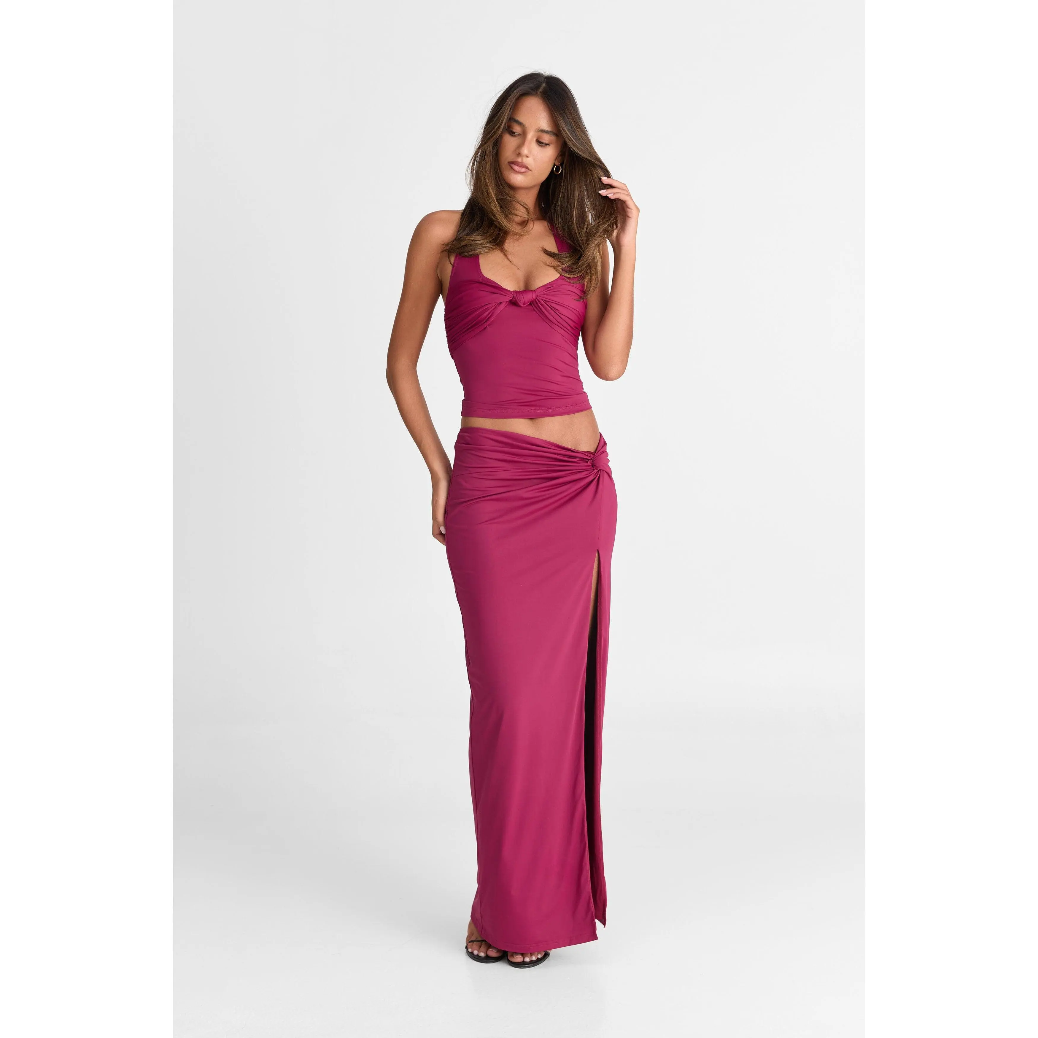 Kaia Skirt Ruby