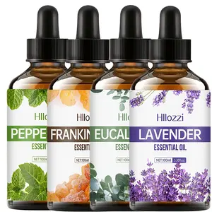 100 Ml/3.6 Oz Essential Plant Oils - Lavender, Peppermint, Frankincense, Eucalyptus Essential Oils For Home Diffusers, DIY Candles, Diffusers - Mother'S Day Gift, Recommended Holiday Gifts For Friends Loved Ones Family Members
