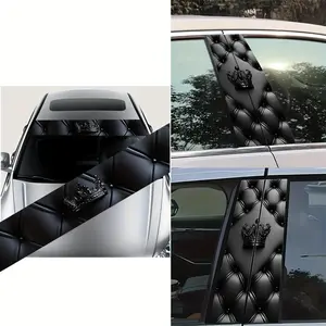 Car Window B-pillar Sticker, Car Front Windshield Matte Sticker, Waterproof & Scratch Resistant Car Decal for All Models - Audi, Honda, Mitsubishi, Ford, Volkswagen, BMW, Opel, Citroen