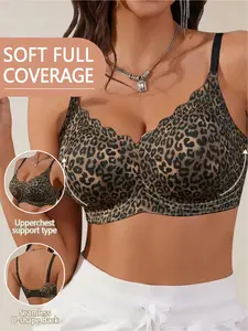 Women's Minimalist Comfortable Seamles Jelly Gel Wirefree Bra With Non-Deachable Padded Bra