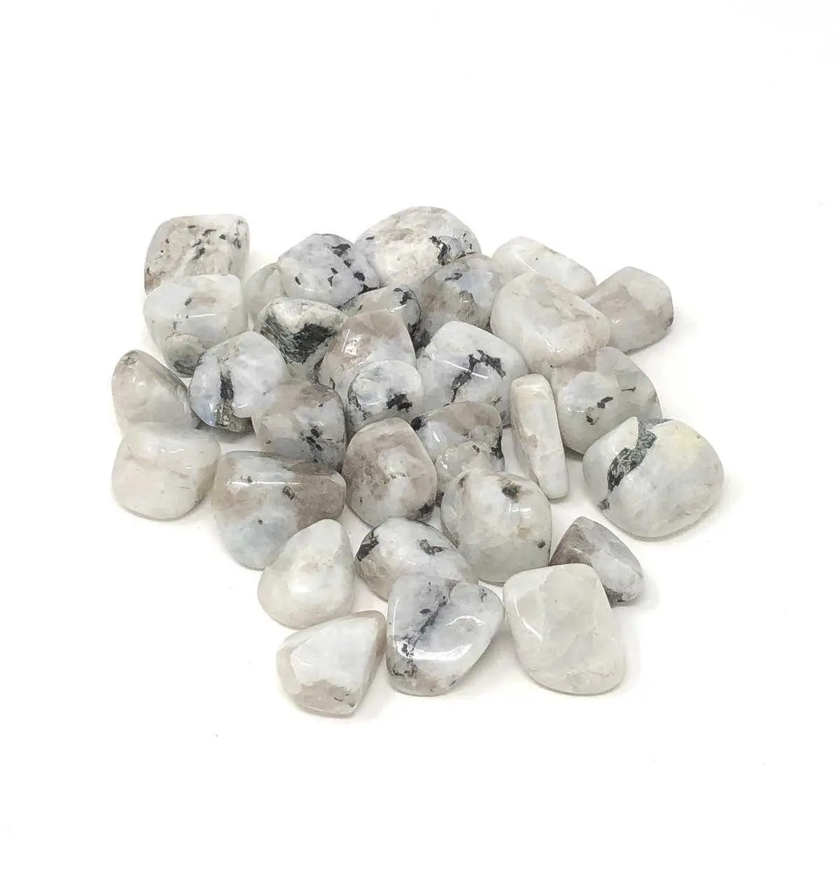 Rainbow Moonstone Tumble – Lunar Catalyst of Intuition & Hidden Sight
