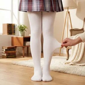 Girls' Super Soft Ballet Dance Tights for School Students - Comfortable Stretchy Leggings Stockings Perfect for Toddler Kids Dance Class Practice Performance Daily Wear Lightweight Breathable Fabric