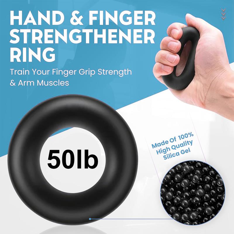 Pro Grip Trainer 4-Pack  Adjustable Resistance (10-130 lbs) Gym Muscle Builder， Weak Grip? Fix in 2 Weeks!  (Office/Gym/Carpal Tunnel Relief) forearm exerciser