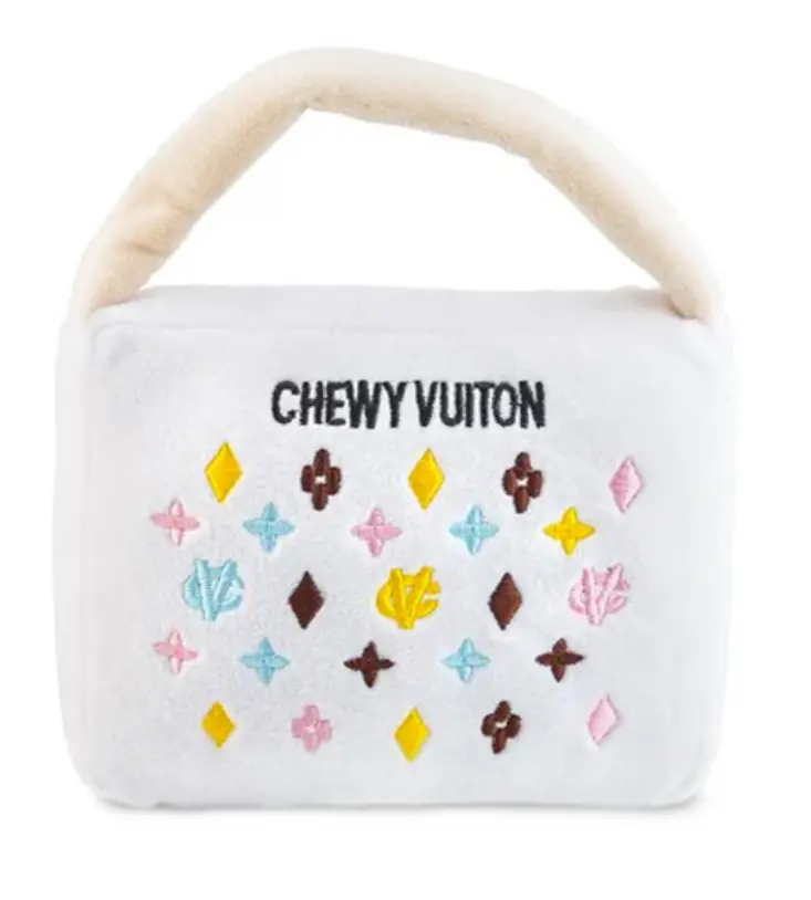 Chewy Vuiton Purse Dog Toy