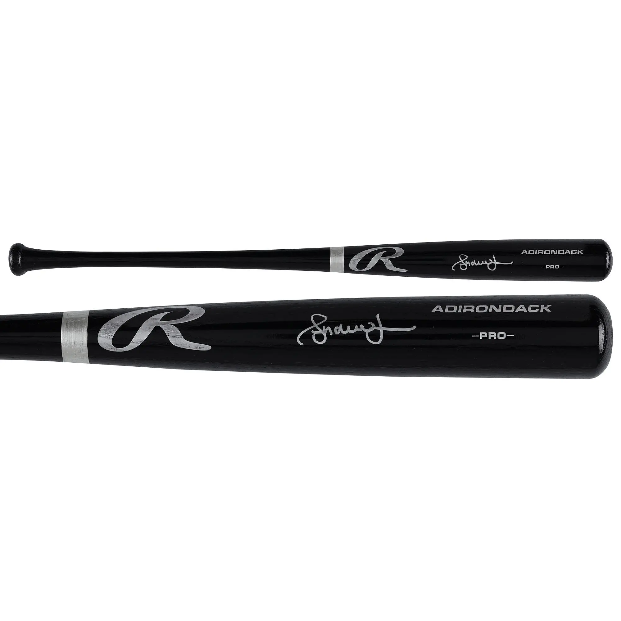 Andruw Jones Atlanta Braves Autographed Black Rawlings Pro Bat - Fanatics Authentic Certified