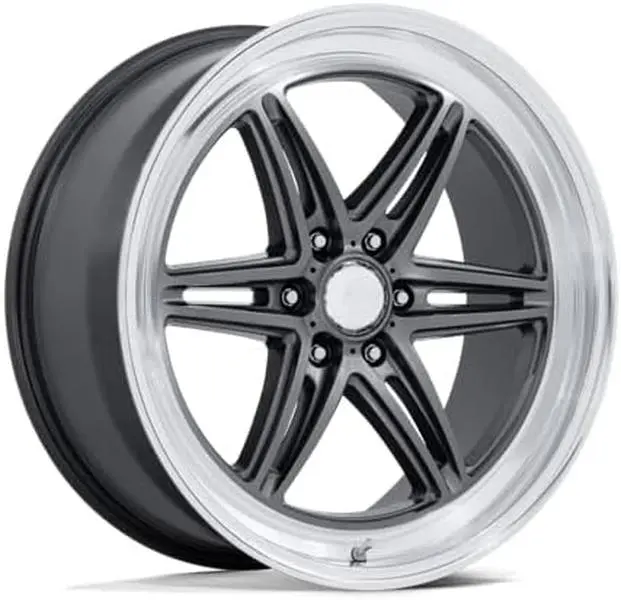 American Racing AR953 Groove 6 Drag Wheel 17x10, 6x5.5 Bolt Pattern, +35mm Offset, Anthracite with Diamond Cut Lip