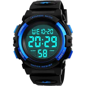 Kids Watch for 3-15 Year Old Boys – Sport Outdoor Multifunctional Chronograph LED 50M Waterproof Alarm Calendar Analog Watch (Kids Gift)