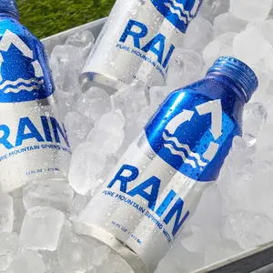 Rain 16oz Aluminum Bottled Spring Water (24pk)