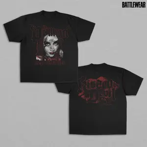 Stephanie Vaquer “La Primera” Dark Gothic Tee – Women’s Wrestling Graphic T-Shirt, Black Heavy Cotton Streetwear, Double Print Alt Aesthetic Fan Shirt