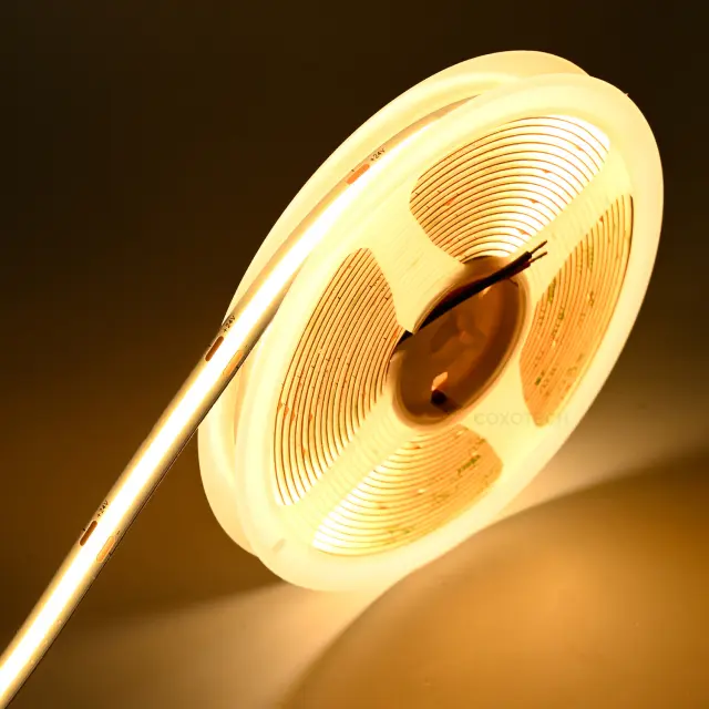 5M Linear Dimmable 24V 12V COB LED Strip Light 10mm 528LED 16.4ft/roll UL Listed 5M Linear Dimmable 24V 12V COB LED Strip Light 10mm 528LED 16.4ft/roll UL Listed