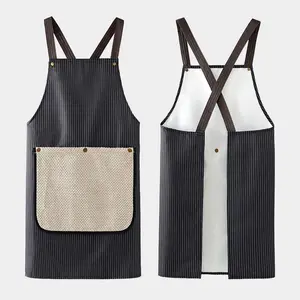 2026 NEW Aprons for Women with Pockets & Hand Wipe,Water-drop Resistant Kitchen Cooking Apron Christmas Thanksgiving Gift