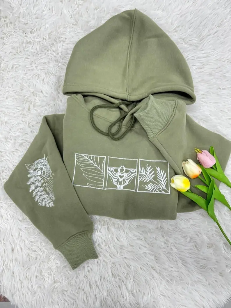Embroidered The Last of Us Ellie's Tattoo Sweatshirt, TLOU Look For The Light Embroidered Shirt