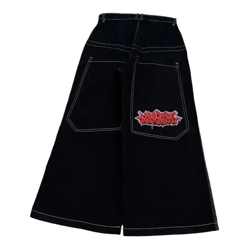 MUSE NOTE Y2KBaggyJeansVintageEmbroideredHighQualityJeansMenWomenHipHopHarajukuGothFashionStreetwearCasualWideLegJeans