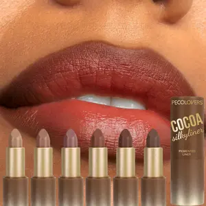 6pcs/set Elegant Velvet Matte Lipstick, Waterproof, Nude, Moisturizing, Non-Stick Lip Gloss - Easily Create Everyday Looks