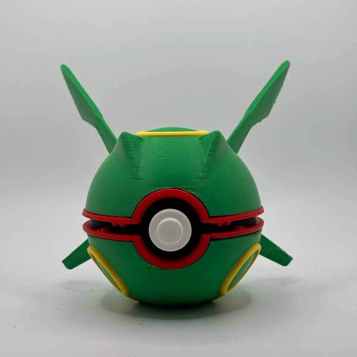 Decorative Rayquaza Themed Pokeball for Collectors and Fans