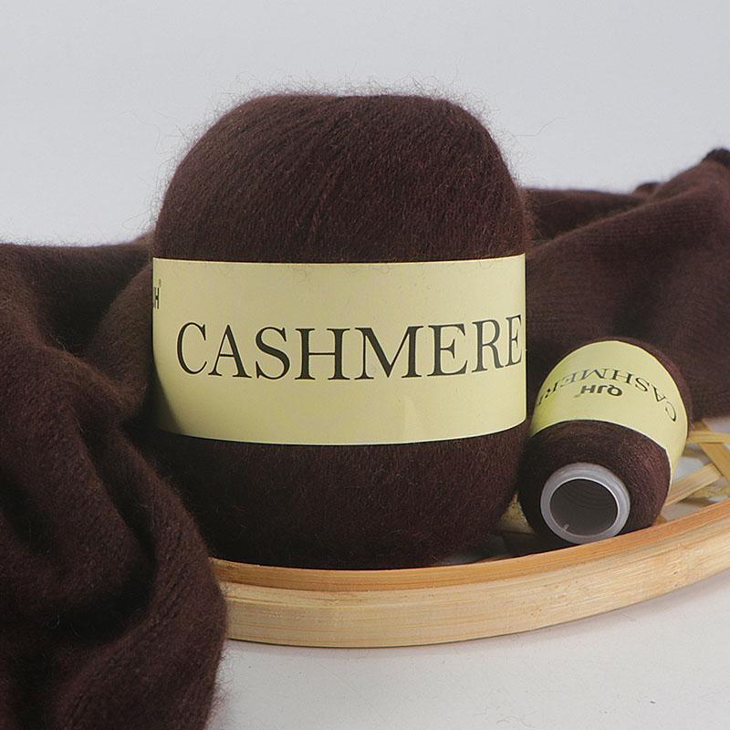 Cashmere Yarn, 2 Counts/set Including 50g Medium Thick Cashmere Thread ...